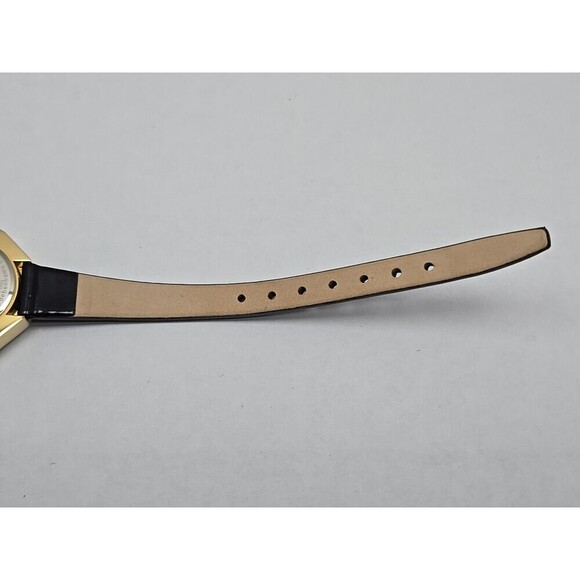 Jasper Conran Ladies Quartz Watch New Battery Faceted Octagon Glass Gold Tone - Picture 10 of 11